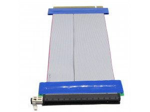 Кабел Видео PCI Express 16X Riser Card Extender Flex Flexible Extension Cable 0.2m